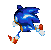 3D Sonic running